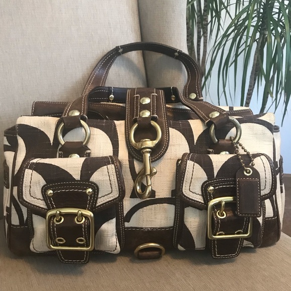 Coach Signature Fabric Purse - Picture 1 of 3